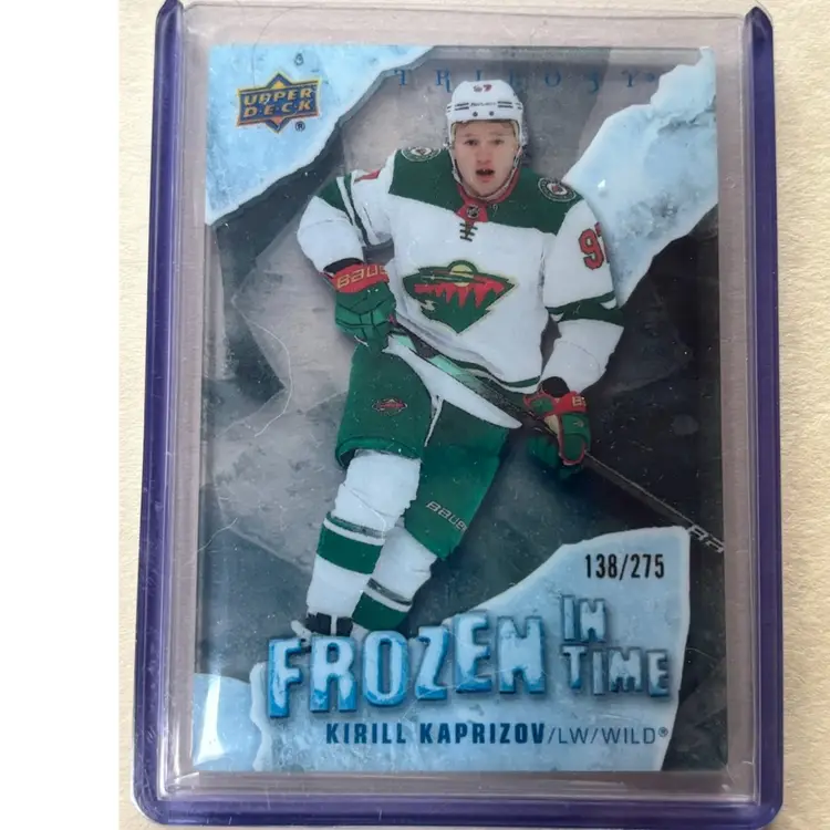 Kirill Kaprizov 2022-23 Upper Deck Trilogy - Frozen in Time #FT-KK /275 - Minnesota Wild