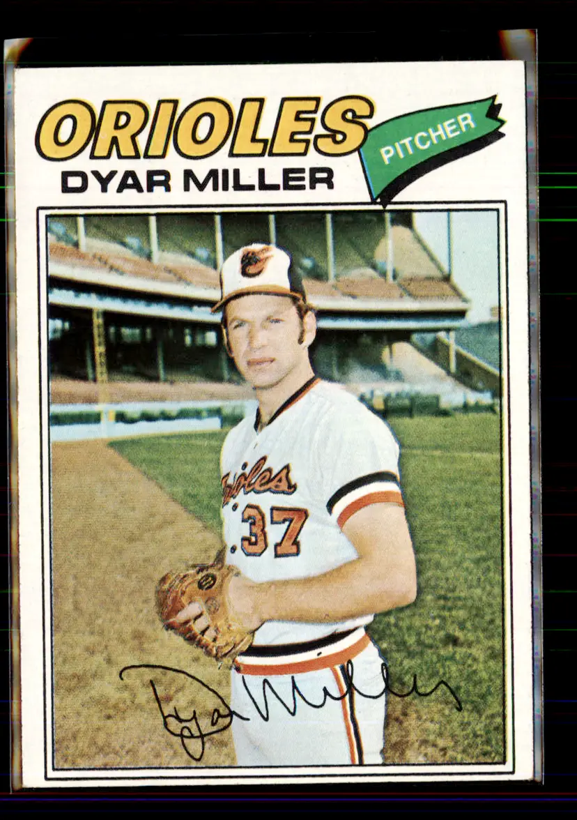 Dyar Miller 1977 Topps #77 - (144) - Baltimore Orioles