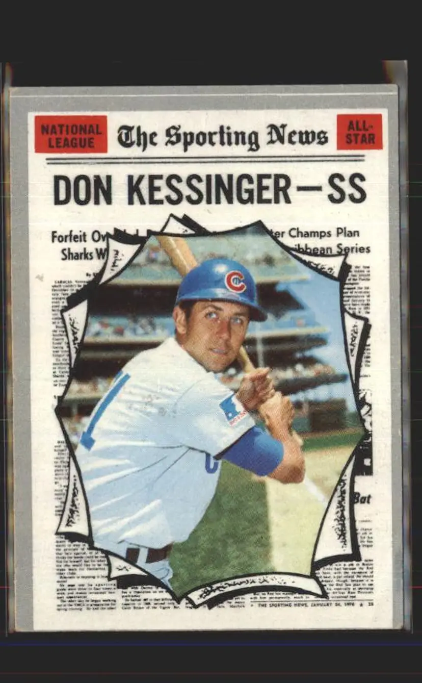 Don Kessinger 1970 Topps #456 - (pk6) - Chicago Cubs