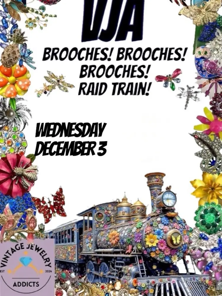 Raid Vintage Brooches First Show On VJA