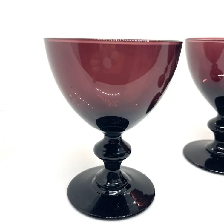 Set 4 Amethyst Goblets By Thomas O’Brien