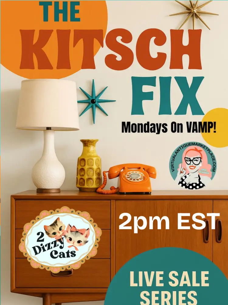 Kitsch Fix with 2 Dizzy Cats