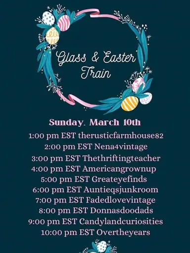 Glass and Easter Train!!!