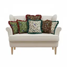 SOGA 6PC Enchanted Garden, Emerald Avian Oasis & Christmas Holiday Pillow Covers 45cm