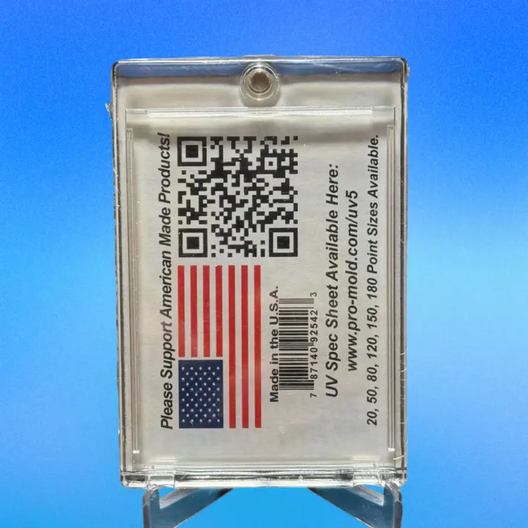 Pro Mold 80 PT 80pt One Touch UV Thick Card Point Magnetic Card Holder USA - mtvsupplies