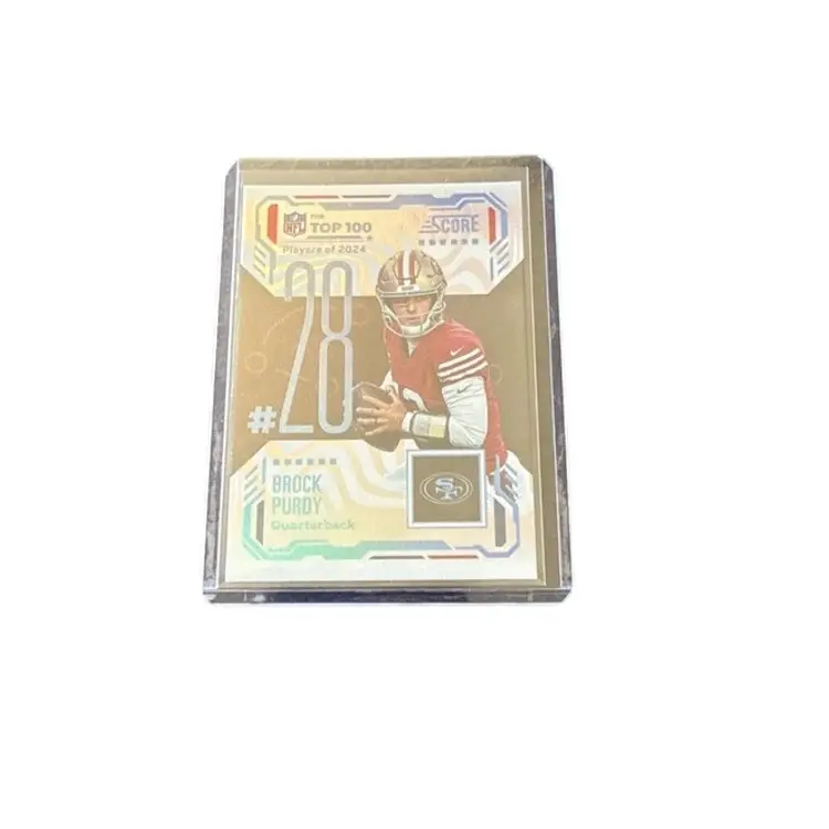 2025 Panini Score Brock Purdy NFL Top 100 Insert Card! San Francisco 49ers