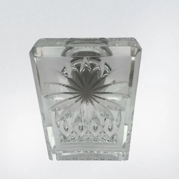 Waterford Lismore Crystal Desk Clock, 4x3”