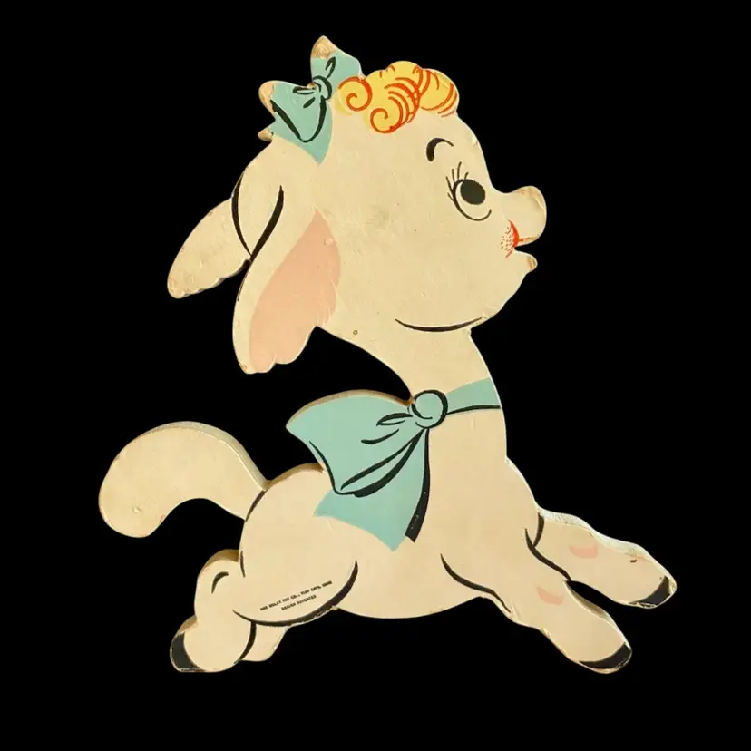 Mary Had A Little Lamb Wall Hanging - LAMB ONLY - Dolly Toy Co.