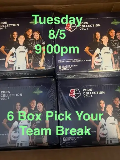 2025 Parkside NWSL Vol 1 - 6 Box PYT Break