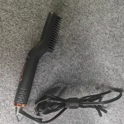 Behapro Hair Straightener Brush Black..157 Portable Electric Styling Tool Used