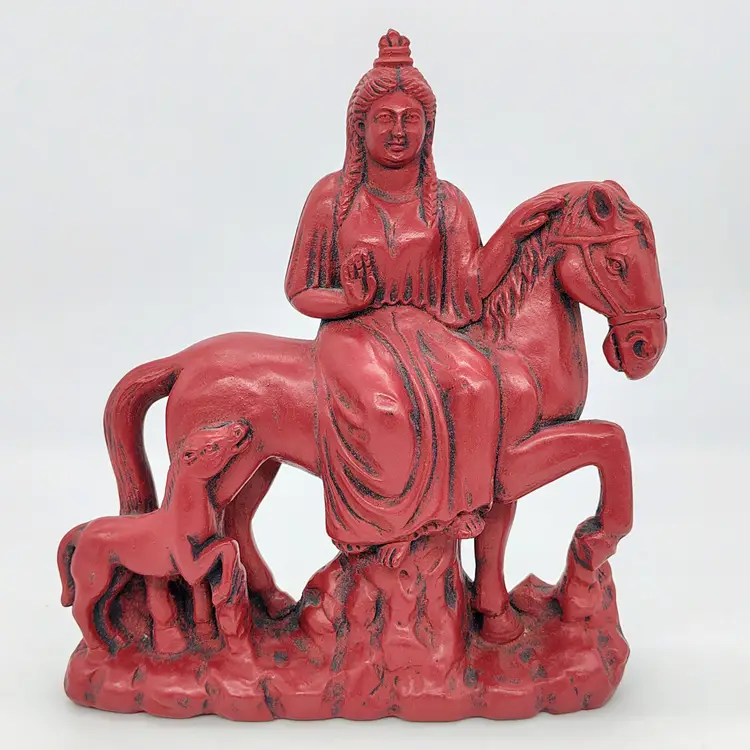 Vintage Gypsumstone Celtic Goddess