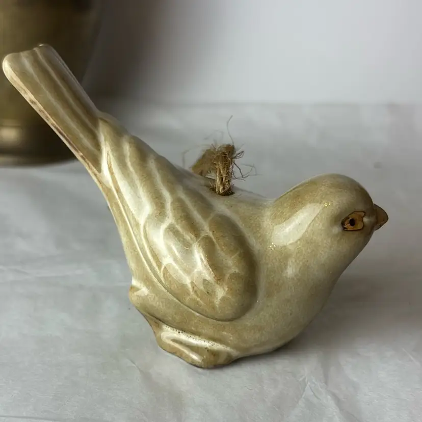 Goldfinch Ceramic Bird Ornament