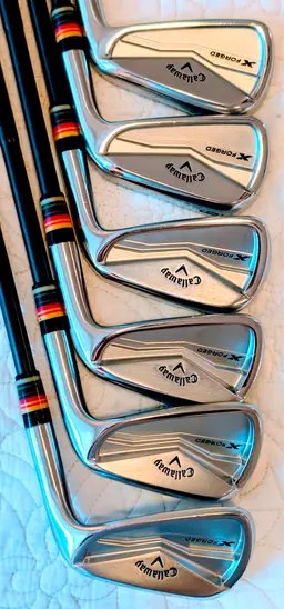 2025 Callaway X Forged 5-PW Iron Set / DG Mid 115 X100 XStiff Flex Custom Built