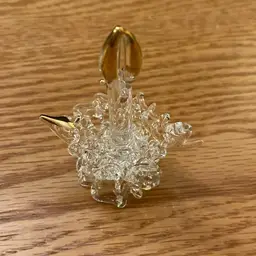 Handblown Clear Glass Candle 2 X 1/2