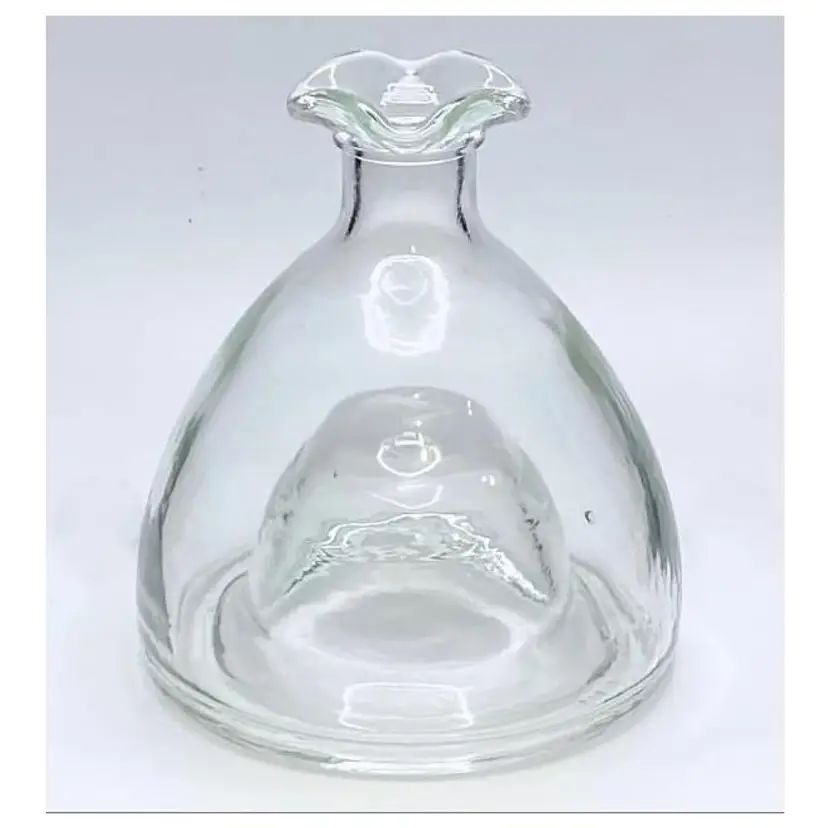 RARE Decorative Italian Glass Bottle Decanter OIL VINEGAR WINE