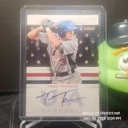 2015 Team USA Auto - Trea Turner Philadelphia Phillies 234/399