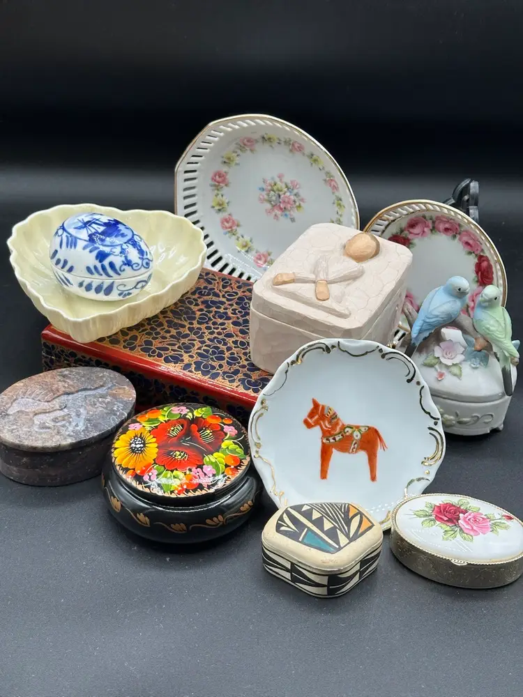 Trinket Boxes/ Dishes So Many