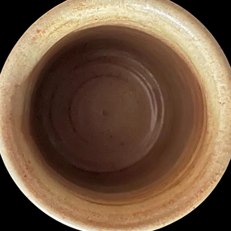 Beautiful Drip Glaze-Studio Art Pottery Crock-Canister-Vase--Signed Nagata-1996