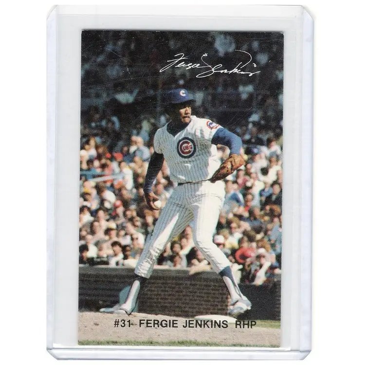 1982 Cubs Red Lobster - FERGIE JENKINS - VG-EX