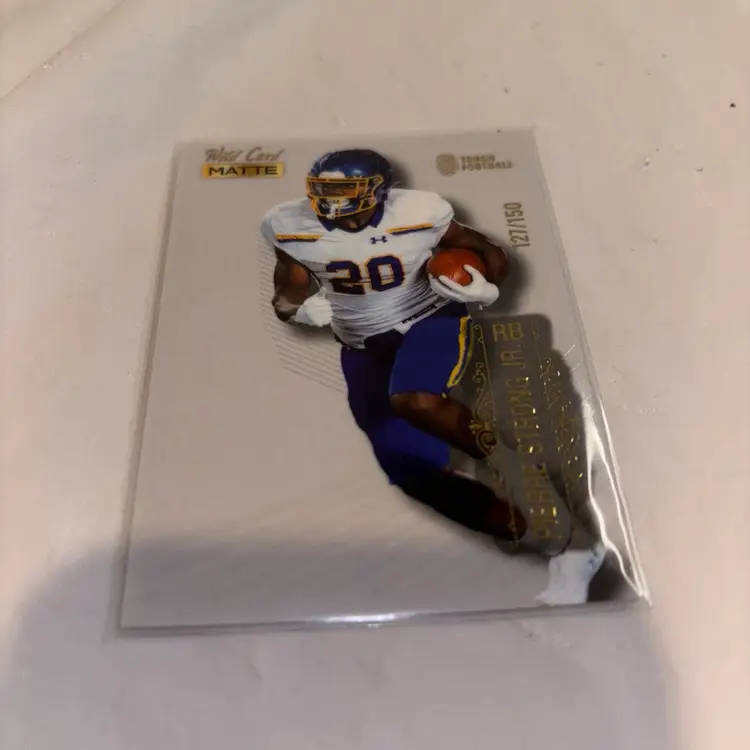Pierre Strong Jr. Football Card - 2022 Wild Card RB - Matte Finish No 127/150