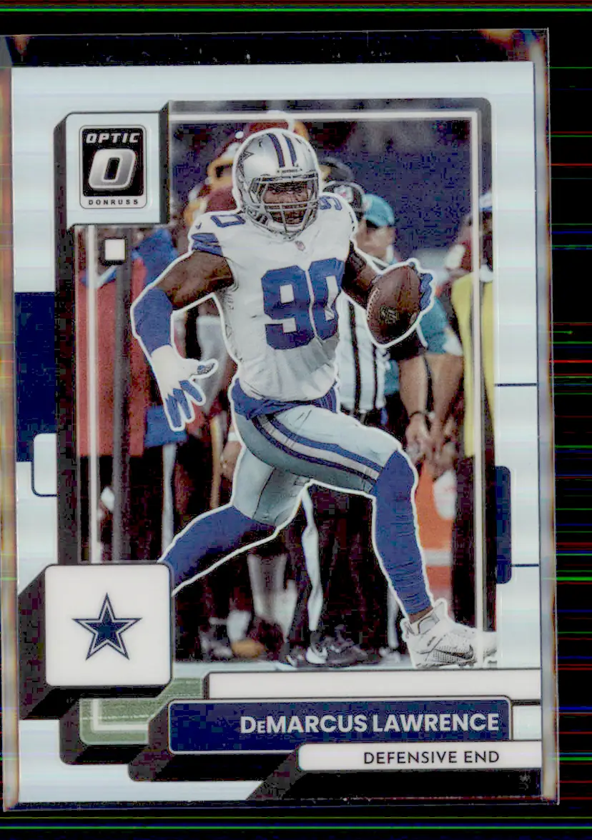 Demarcus Lawrence 2022 Donruss Optic Holo Silver #55 - Dallas Cowboys - (130-322)