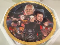 Star Trek The Next Generation Best of Both Worlds Hamilton Collection Plate
