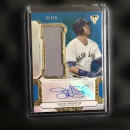 2018 Triple Threads Justin Smoak Jumbo Relic Auto 05/10