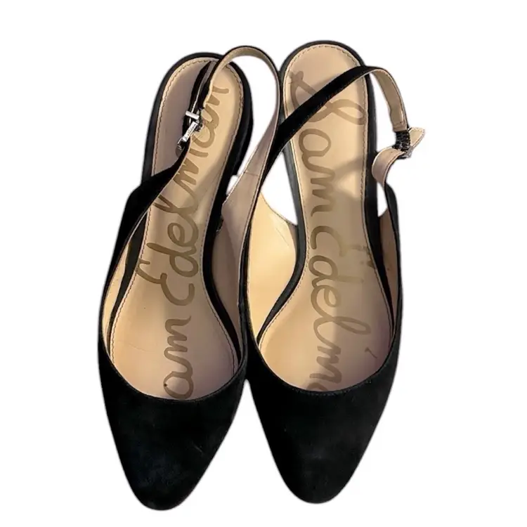 Sam Edelman black sling suede mule sz 8.5
$35