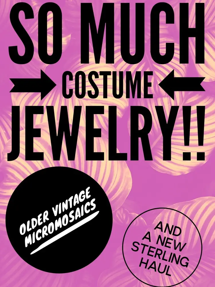 Costume! Micros! Sterling! w/Elsie