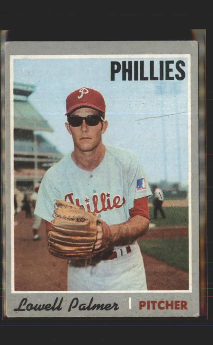 Lowell Palmer 1970 Topps #252 - () - Philadelphia Phillies