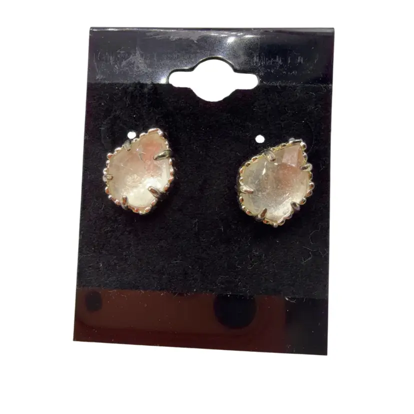 Kendra Scott Tessa Stud Earrings Rhodium Plated