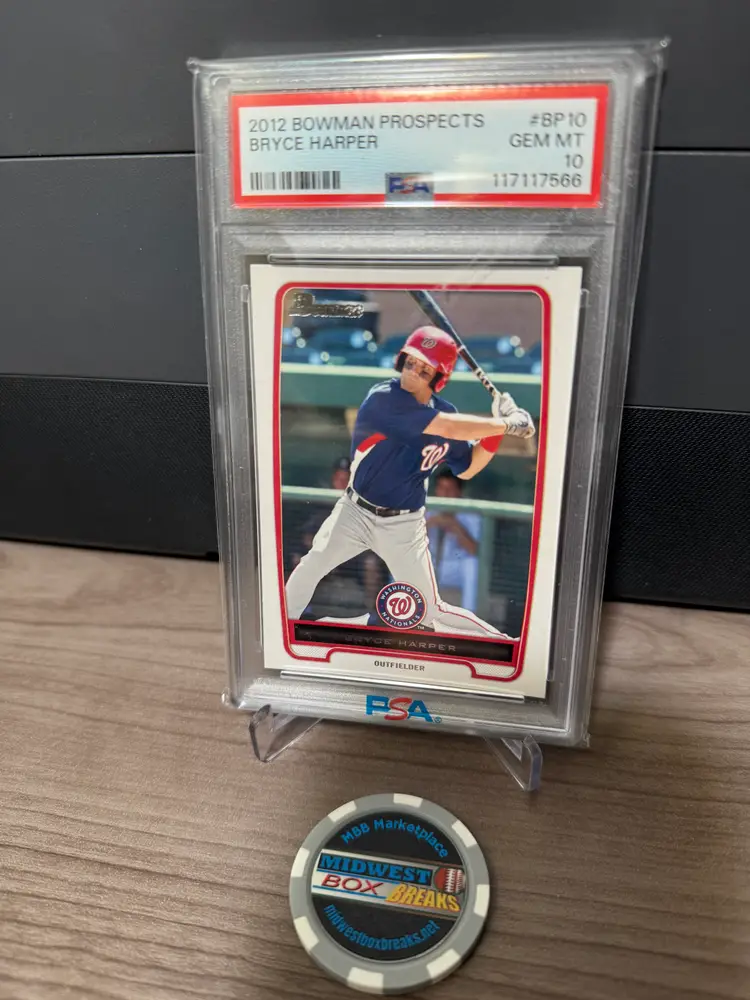 Bryce Harper 2012 Bowman Prospects RC PSA 10
