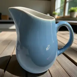 Ceramic Cased Robins, Egg Blue SeNGWARE Pitcher Thailand