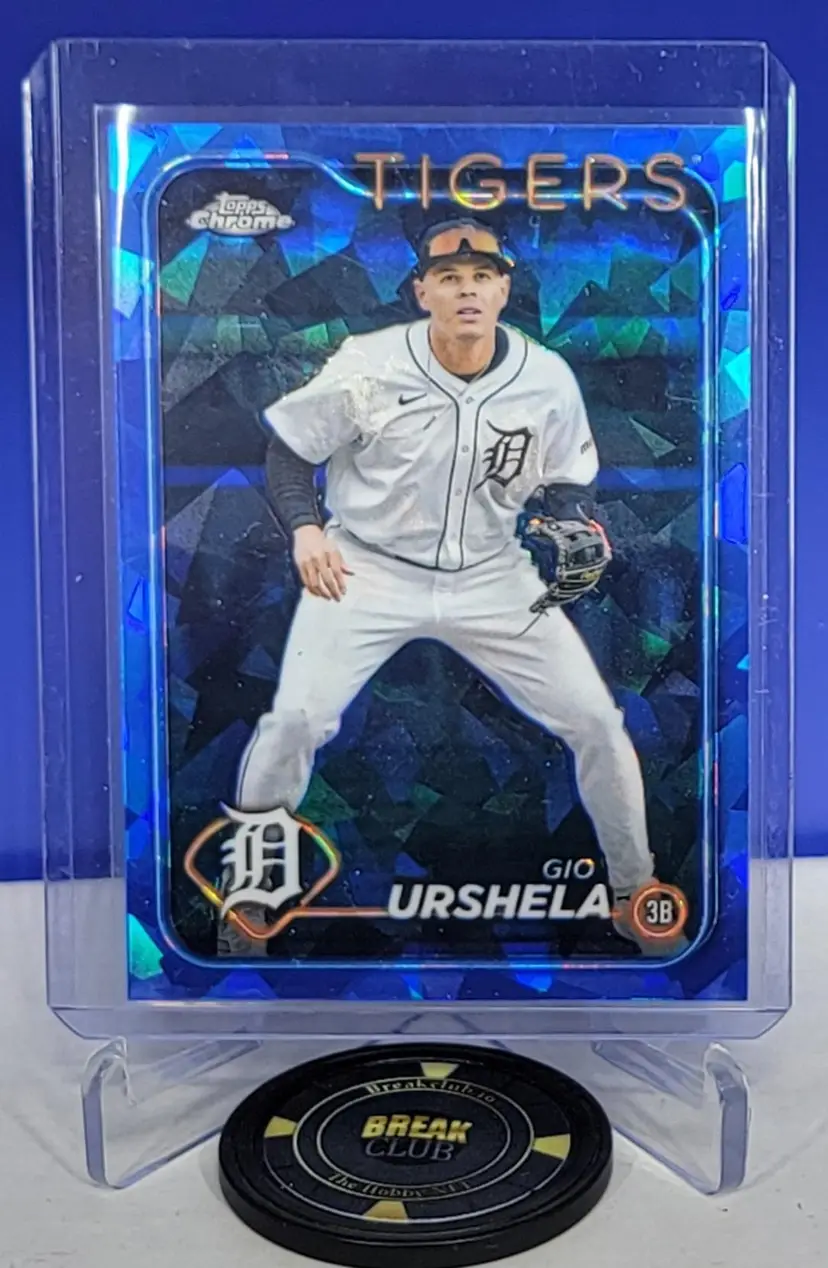Gio Urshela 2024 Topps Chrome Sapphire Update No.USCS-346 Detroit Tigers