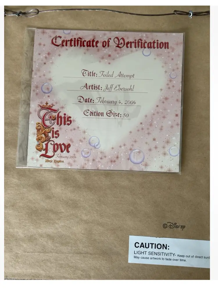 WDW - Evil Queen, Snow White & Castle - This is Love - Pin frame Le 50