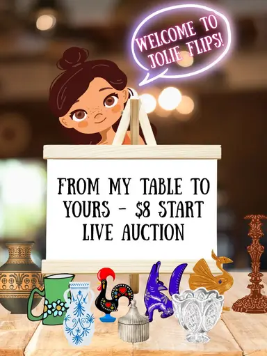Live Vintage Auction! Every Item Starts at Just $8