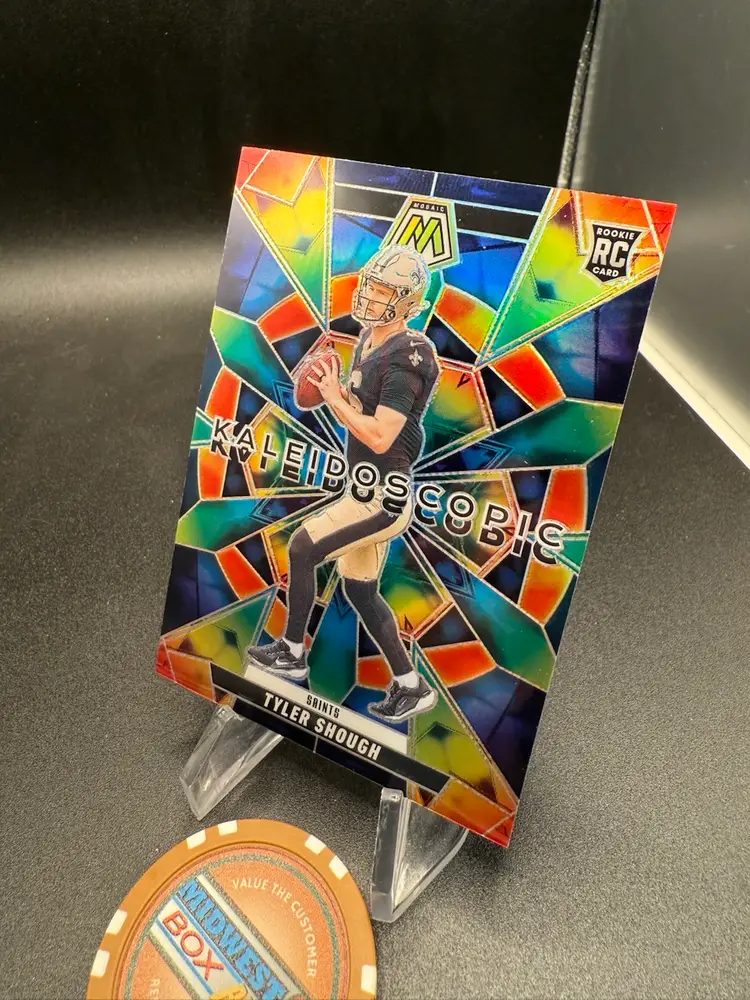 Tyler Shough RC Kaleidoscope Case Hit 2025 Mosaic New Orleans Saints