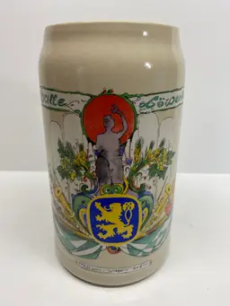 Octoberfest Rastal Festwirt Wiggel Hagn 1Lt Beer Mug Stain Hand Painted Germany