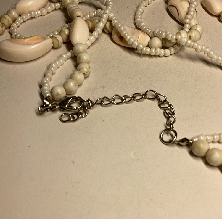 Shell Necklace 18” & Stretch Bracelet