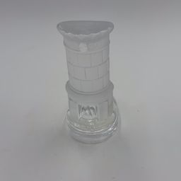 Clear Frosted Glass Tealight Holder