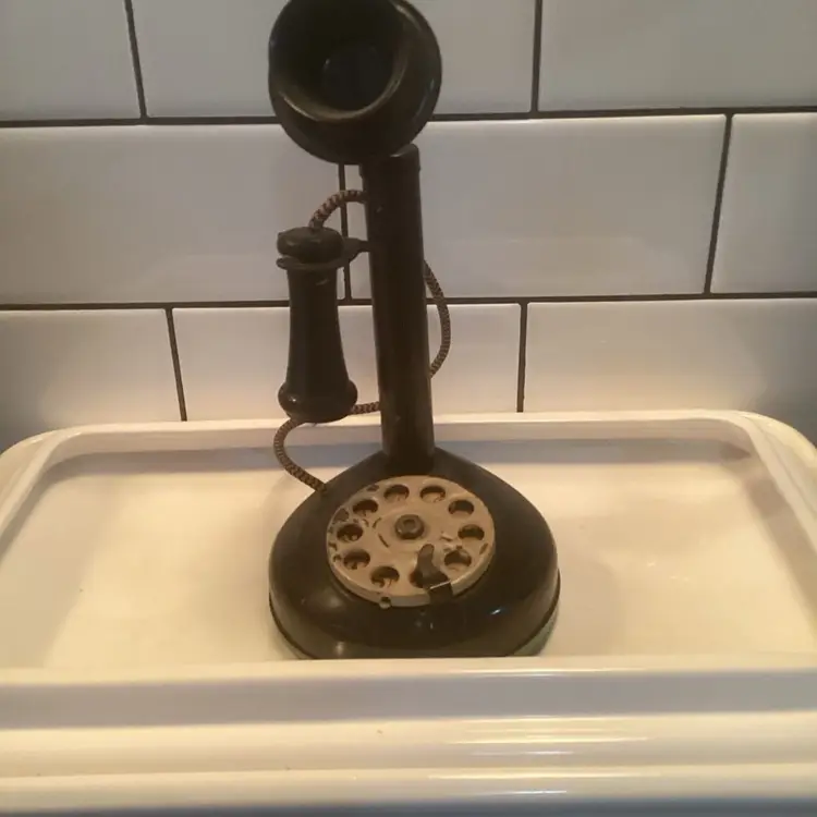 Toy Phone Candlestick 