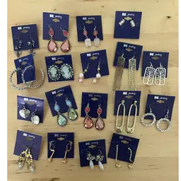 Lot Of 18 Assorted Fashion Earrings