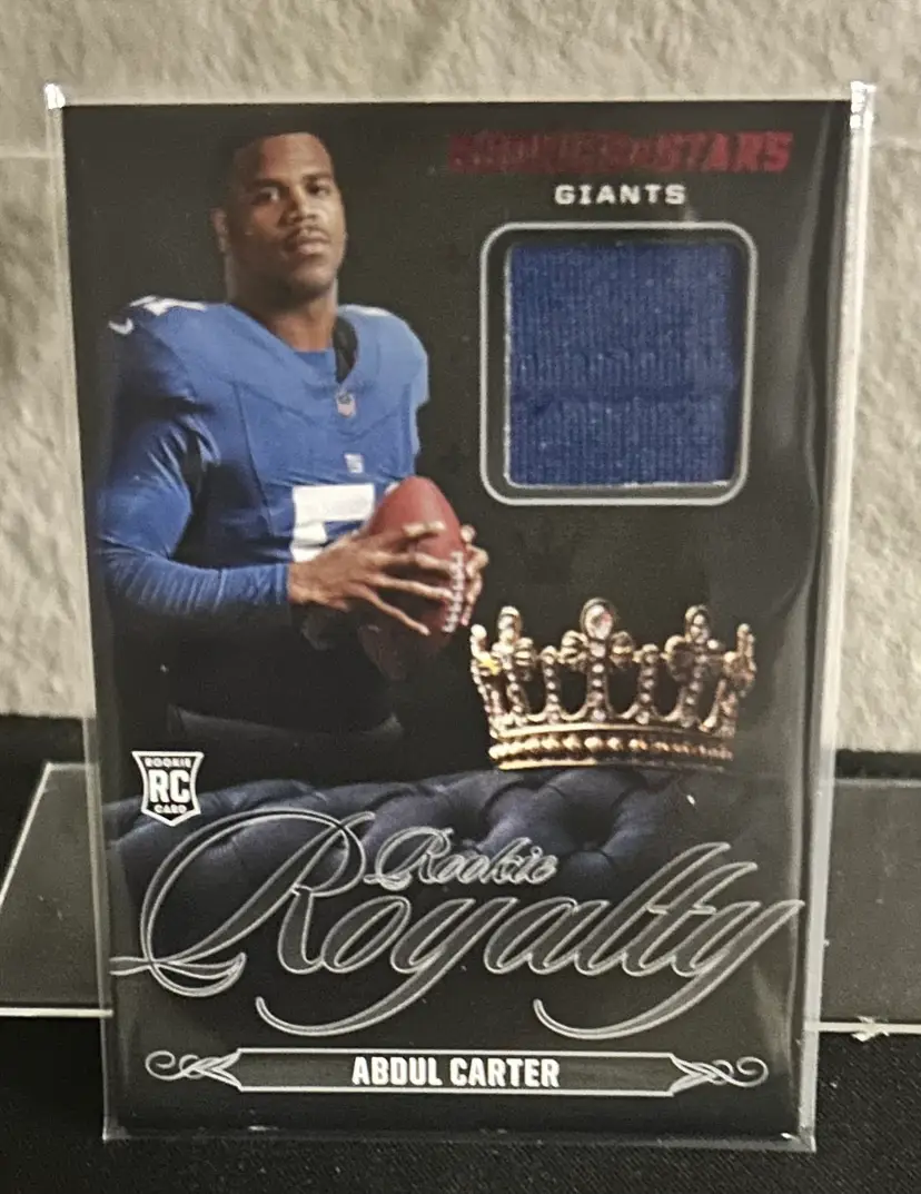 2025 Panini Rookies & Stars - Rookie Royalty Abdul Carter #RR-ACR (MEM, RC)