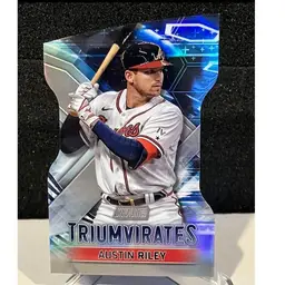 2023 Stadium Club Triumvirates #T-16 Austin Riley 