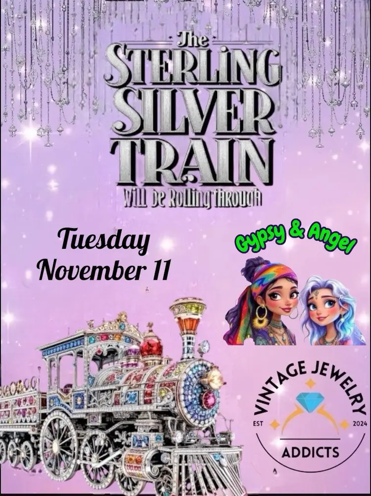 Sterling Silver Train - Gypsy & Angel 