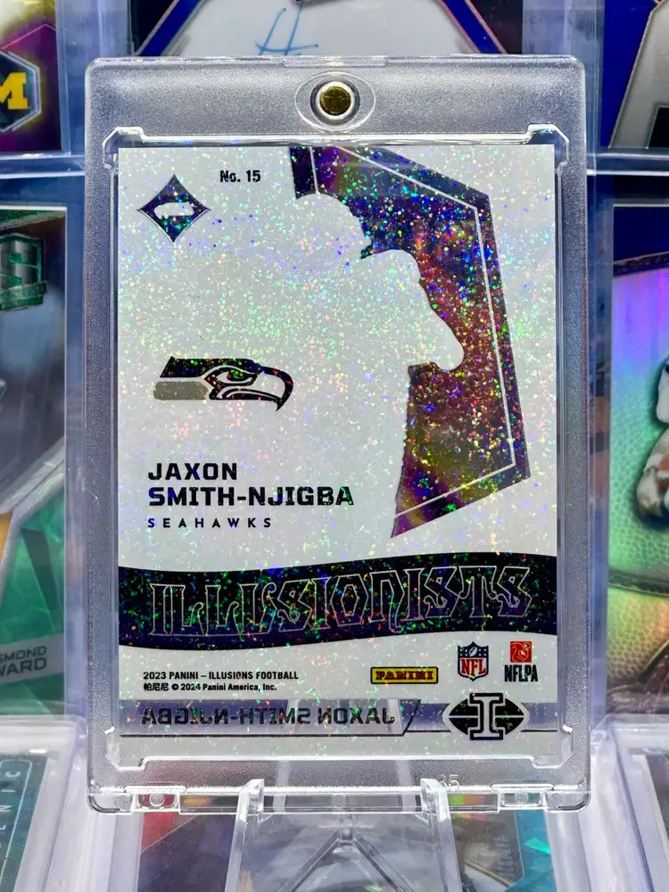 Jaxon Smith-Njigba 2023 Illusions Rookie RC CASE HIT SSP Sparkle Glitter Seattle Seahawks