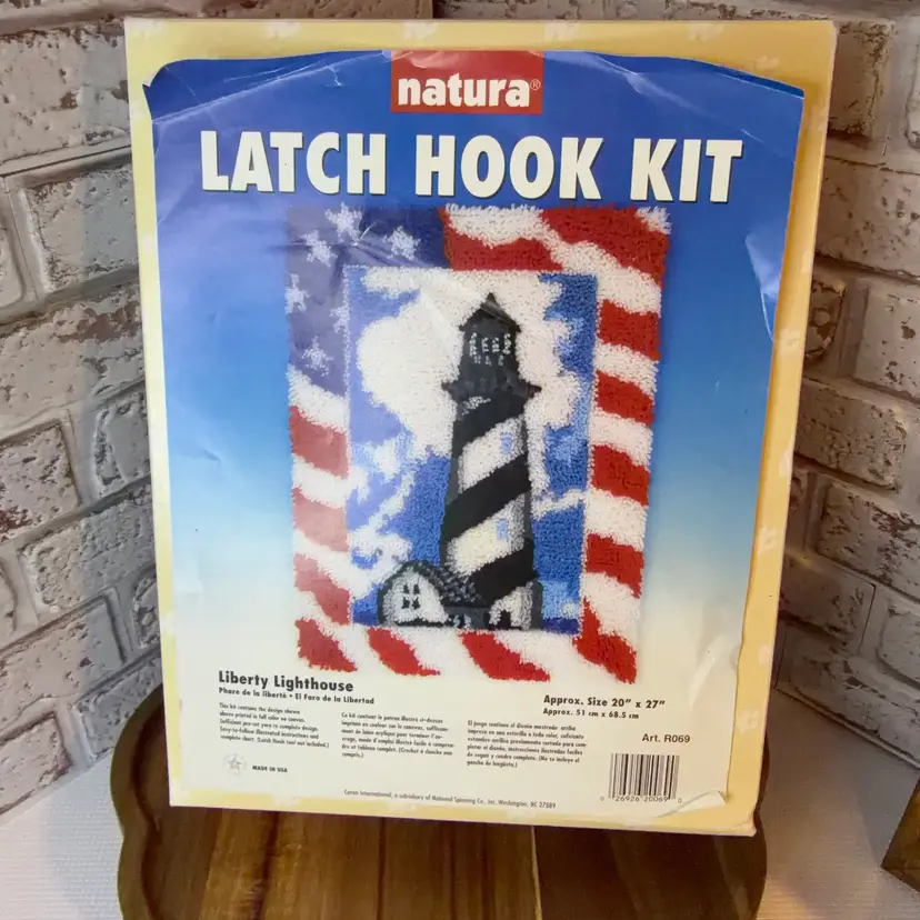 Latch Hook Kit By Natura It Is Opened Box Read
