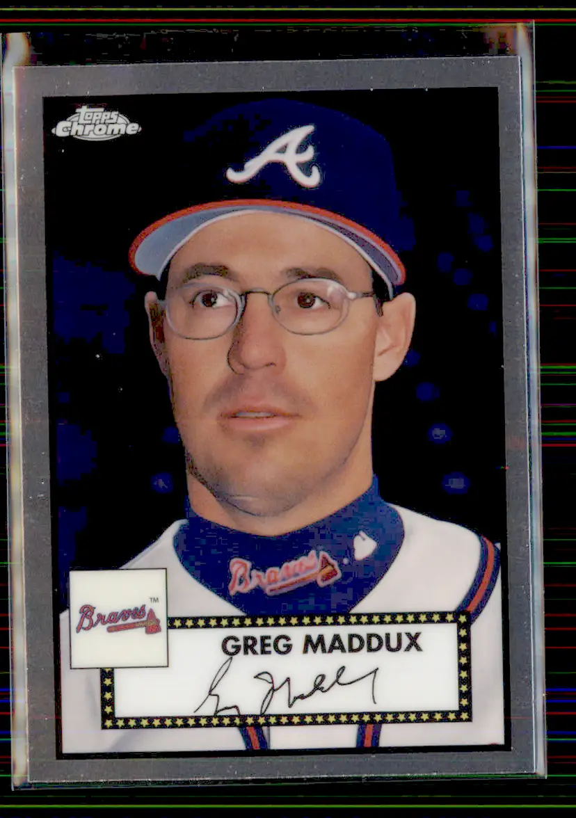 Greg Maddux 2021 Topps Chrome Platinum Anniversary #496 - Atlanta Braves - (153-298)