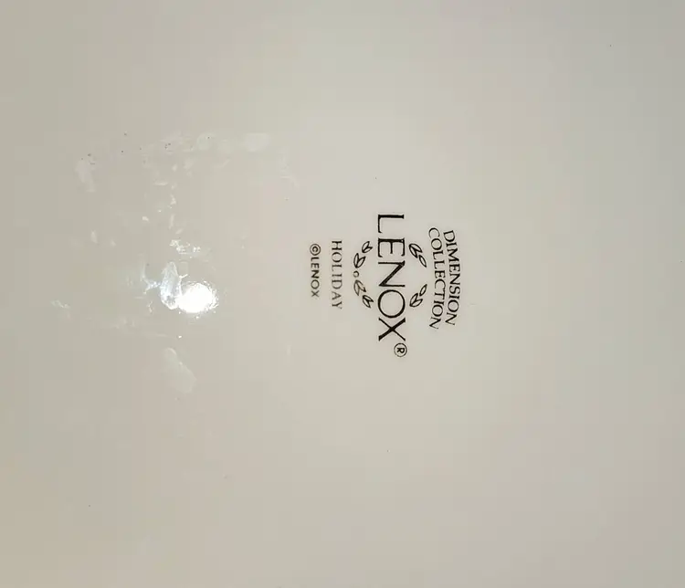 Vintage Lenox "Bless this home" Holiday serving platter