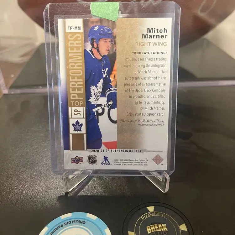 Mitch Marner /49 Auto Toronto Maple Leafs